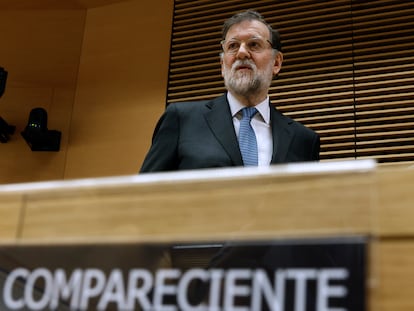 Mariano Rajoy, este miércoles en el Cogreso.