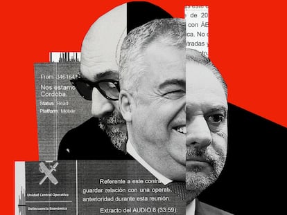 Ilustración Cerdán/Koldo/Ábalos.  Sr. García