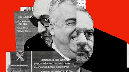 Ilustración Cerdán/Koldo/Ábalos.  Sr. García