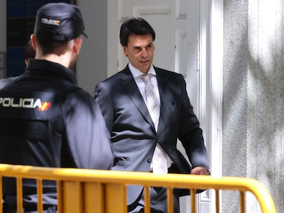 Alberto González Amador, a su salida del Tribunal Supremo.