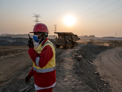 Una mina de cobalto en Lualaba (República Democrática del Congo), en junio de 2023.