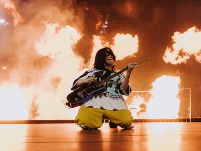 Concierto de Billie Eilish en el Palau Sant Jordi. 