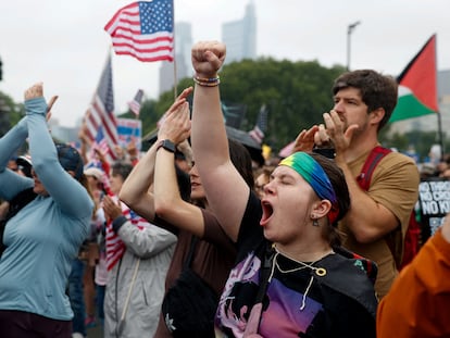 Manifestantes en Filadelfia, Pensilvania, este sábado. 