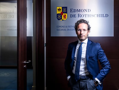 Rodrigo Cebrián, director de inversiones de Edmond de Rothschild Banca Privada, en sus oficinas en Madrid. 