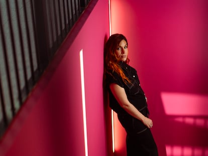 Leire Martínez, el lunes en Madrid.