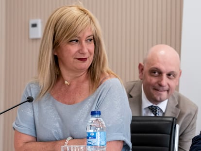 Leire Díez Castro, en su etapa en Correos. 