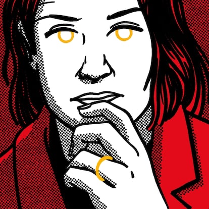 Ilustración de portada BABELIA Sábado 14/06/2025, 'Anatomía del matrimonio fallido'. Ilustración: Cristina Sardà