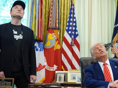 Elon Musk y Donald Trump, el pasado 30 de mayo en la Casa Blanca.