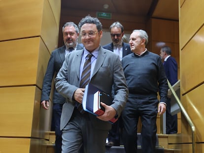 El fiscal general del Estado, Álvaro García Ortiz, en el Senado, el 18 de enero.