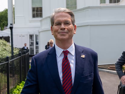 El secretario del Tesoro de Estados Unidos, Scott Bessent, esta semana en la Casa Blanca.