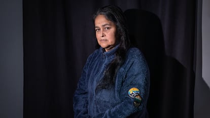 Ruth Reyes, madre a quien le robaron su hijo a través de las adopciones ilegales, en San Fernando.