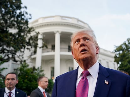 Donald Trump, este jueves en la Casa Blanca.
