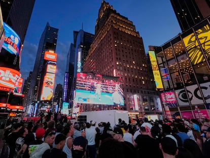 Vista de Times Square, Nueva York.