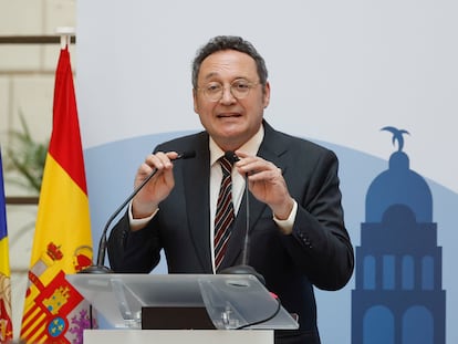 El fiscal general del Estado, Álvaro García Ortiz, en un acto este jueves.