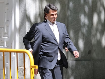  Alberto González Amador, a su salida del Tribunal Supremo el 23 de mayo. 