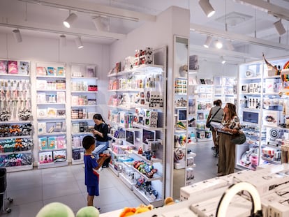 Tienda de Ale-hop en la Gran Vía de Madrid. 