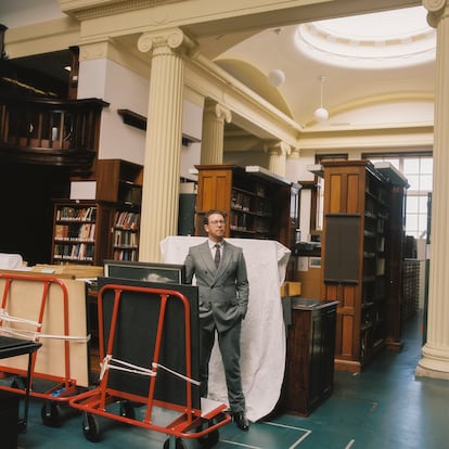 Nicholas Cullinan, en el British Museum.
