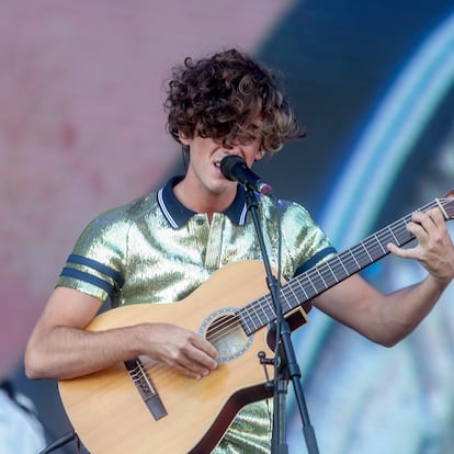 Guitarricadelafuente actuando en el festival Mad Cool (Madrid). 