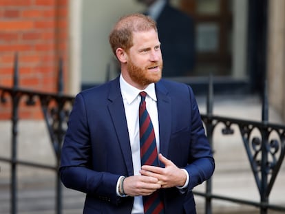 Enrique de Inglaterra, en pasado 9 de abril en el Alto Tribunal de Apelación de Londres.