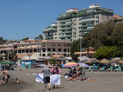 Barriada de El Palo, en Málaga.
